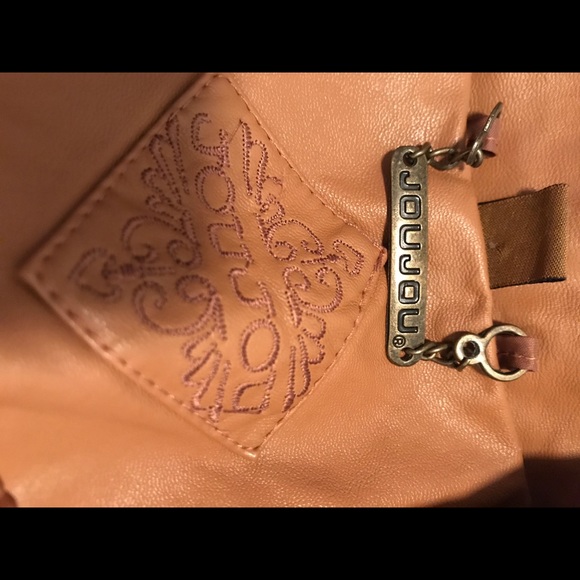 {BOGO} Joujou Faux Leather Jacket - Saddle - Picture 7 of 7